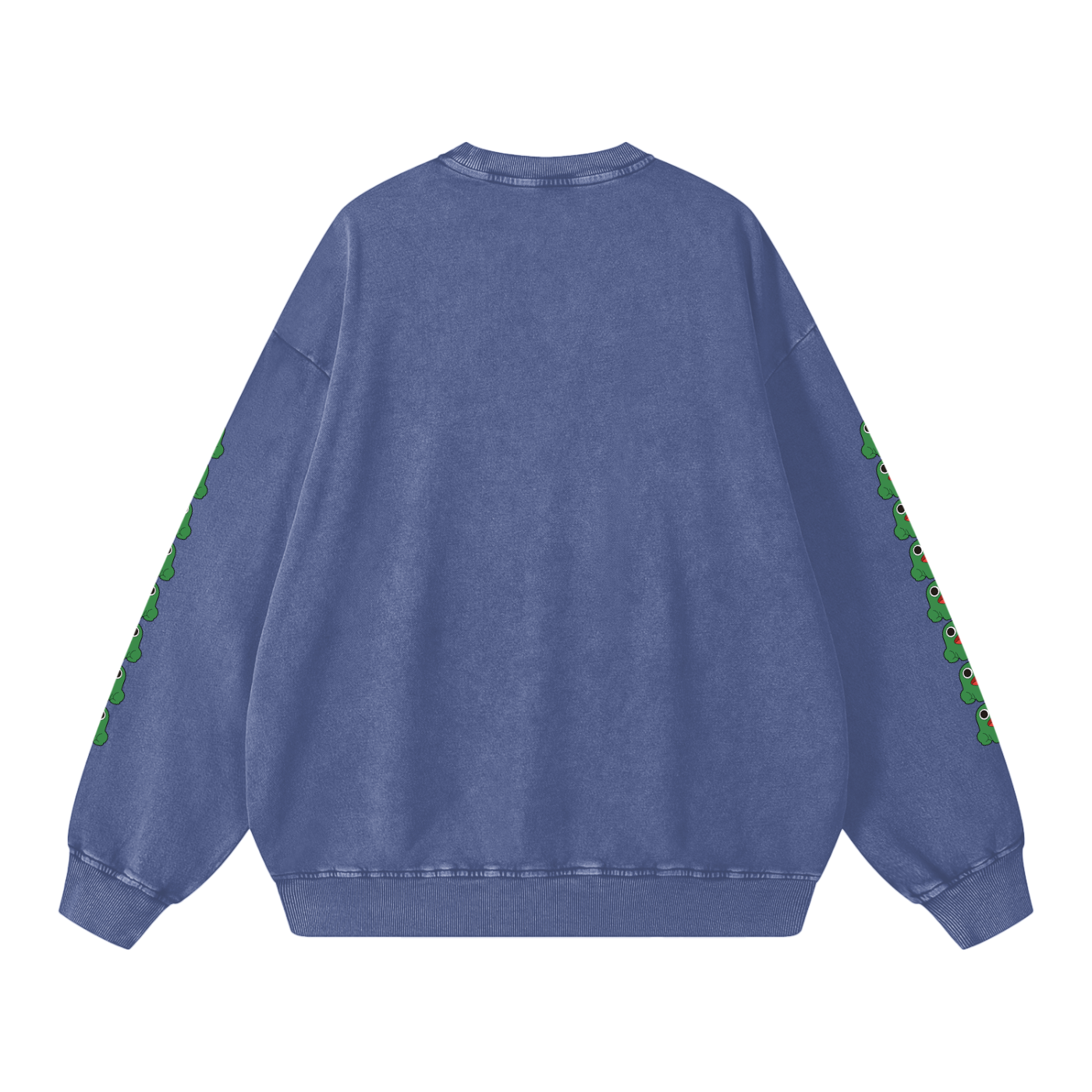 Snow Washed GROPPER SLEEVE Oversized CREDIBLE THREAT Sweatshirt