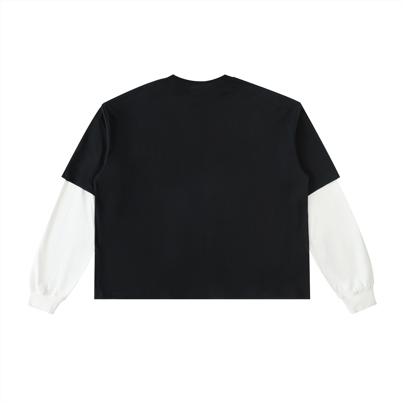 Layered Contrast Sleeve Gropper T