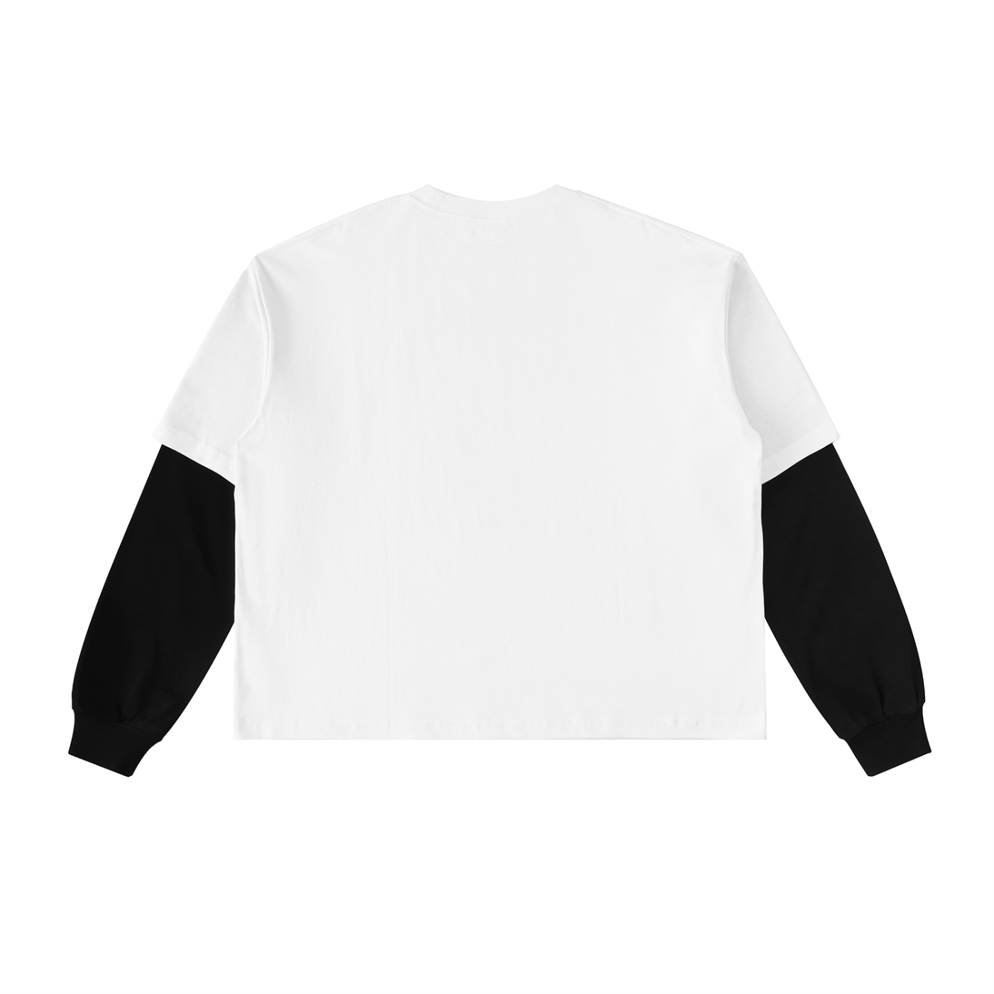 Layered Contrast Sleeve Gropper T